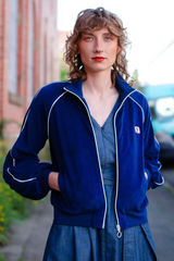 Jacke Retro Rally College Blue