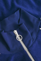 Jacke Retro Rally College Blue