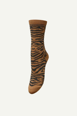 Socken Tigarea Glitter Brown Sugar
