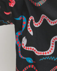 Blusenshirt Boxy Snake