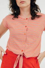 T-Shirt Stripe It Up Mini Stripes Red