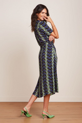 Kleid Olive Midi Caen Black