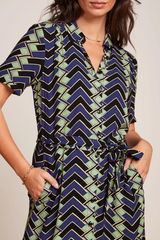 Kleid Olive Midi Caen Black