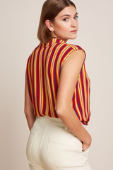 Bluse Giverny True Red