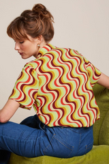 Bluse Jiggy Voile Beaujolais Red