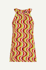 Top Virna Jiggy Voile Beaujolais Red