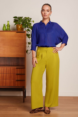 Hose Fintan Cropped Timba Curry Yellow