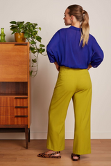 Hose Fintan Cropped Timba Curry Yellow
