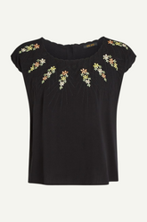 Top Betty Dolce Embroidery Black