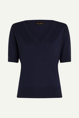 Top Agnes V Cocoon Blue