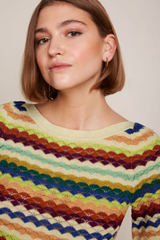 Top Ivy Wide Rise Cream