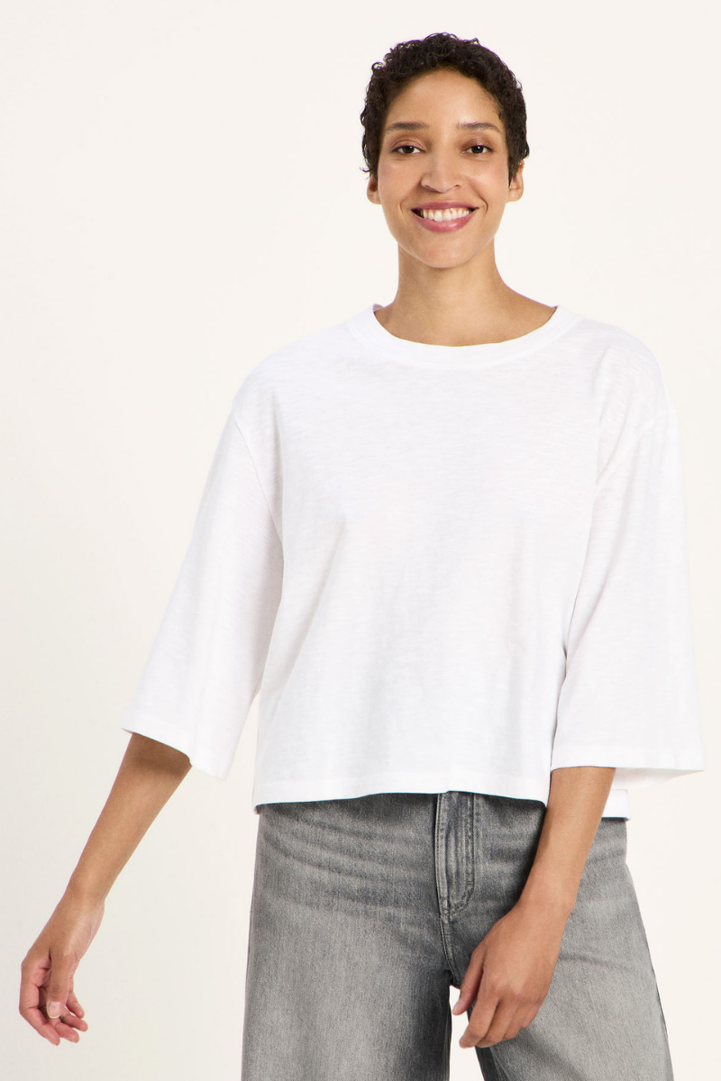 T-Shirt Oversized GOTS White