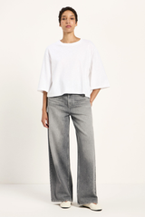 T-Shirt Oversized GOTS White