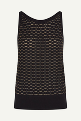 Top Hazel Onde Black