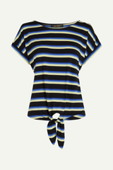 Top Aria Knot Embla Stripe Black