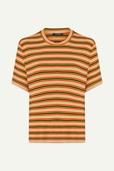 T-Shirt Boxy Seaside Stripe Spring Yellow