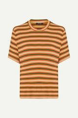 T-Shirt Boxy Seaside Stripe Spring Yellow