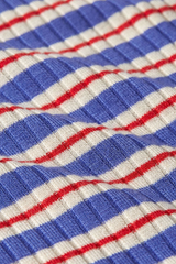 T-Shirt Lili Surf Stripe Baja Blue