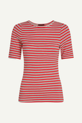 T-Shirt Lili Surf Stripe Fire Red