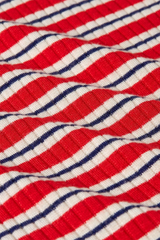 T-Shirt Lili Surf Stripe Fire Red