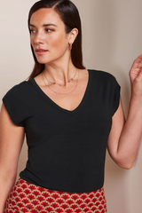 Top Double V Caprice Black