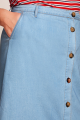 Rock Marie Festa Light Denim Blue Tint