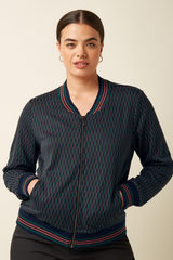 Jacke Bessie Spring Evening Blue