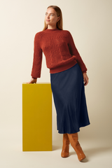 Rock Bibi Star Satin Evening Blue