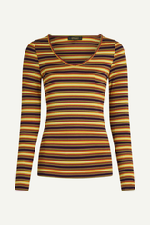 Top Carice V Eira Stripe Multi Color