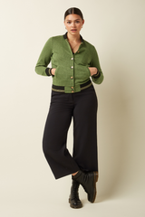 Jacke Cleo Ivy Check Guacemole Green