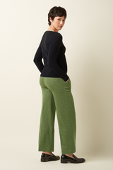 Hose Federica Ivy Check Guacemole