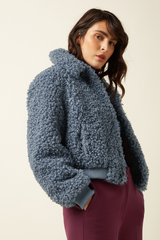 Jacke Isa Basil Fur Night Blue