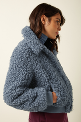 Jacke Isa Basil Fur Night Blue