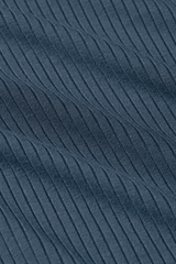 T-Shirt Lili Uni Rib Shadow Blue