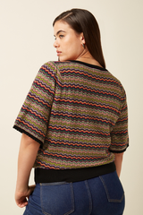 Top Maree Meisel Multi Color