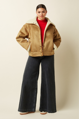 Jacke Monia Lammy Natural