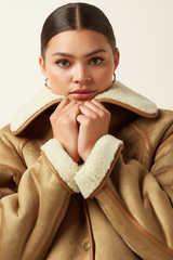 Jacke Monia Lammy Natural