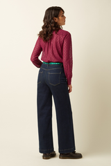 Hose Paige Walker Denim Indigo Blue