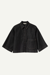 Bluse Breezy Harbor Overshirt Black