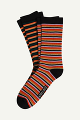 Socken 2-Pack Vicky Stripe Black