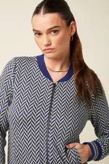 Jacke Bessie Sloan Mazarine