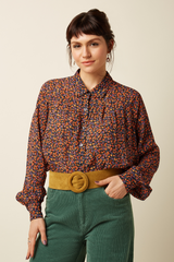 Gürtel Wide Golden Brown