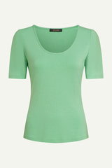 Top Carice Uni Rib Minty Meadow