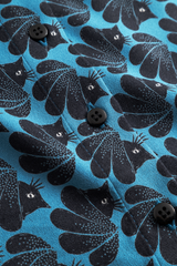 Bluse What The Fleur Petrol