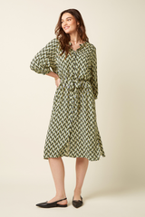 Kleid Cybill Dottie Cream