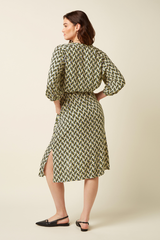 Kleid Cybill Dottie Cream