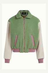 Jacke Fay Teddy Shade Green