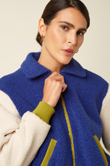 Jacke Fay Teddy Bluing