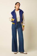 Jacke Fay Teddy Bluing