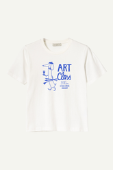 T-Shirt Art Class White